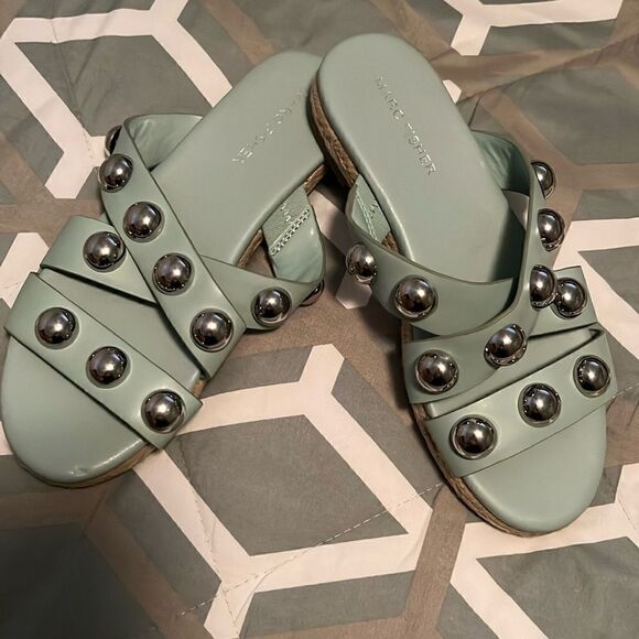 MARC FISHER WOMEN’S SIZE 6 1/2 SANDALS - Picture 1 of 7